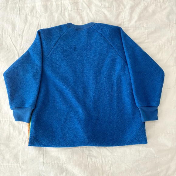 Vintage Kids Y2K 2003 SpongeBob Baseball Home Run Fleece Zip Up One Piece Size 4 - Picture 3 of 7